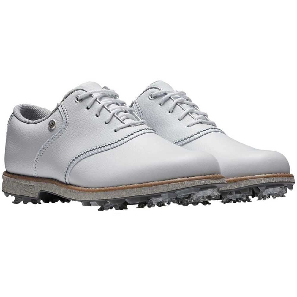 FootJoy DryJoys Premiere Series Womens Golf Shoes White 99059 Size 7 Medium